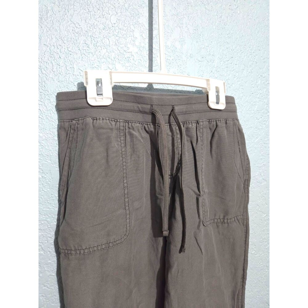 Maurices Women's Crop Stretch Band Gray Pant Sz 0 XS Like New Drawstring